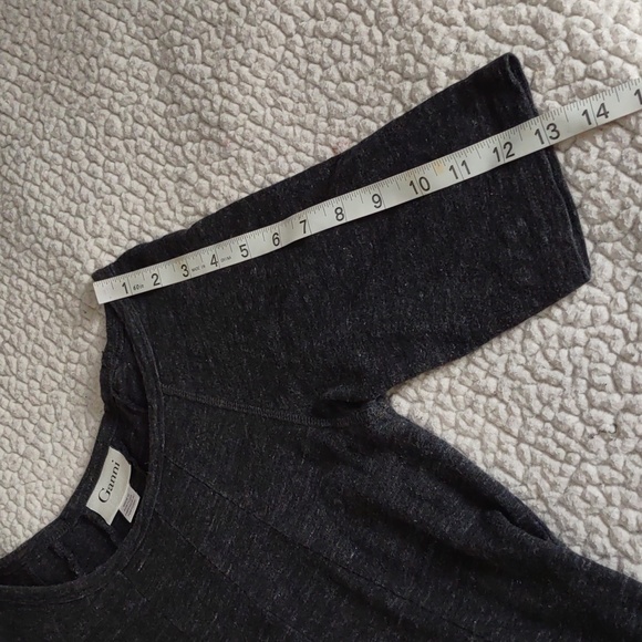 Ganni Size Medium Winter Jersey Grey Short Sleeve 100% Cotton A-Line Dress - Picture 9 of 16